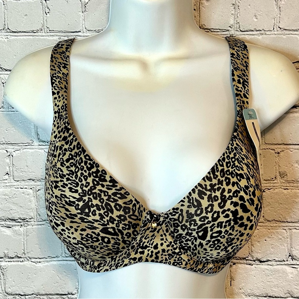 NWT New Directions Animal Print Underwire Bra- 36C